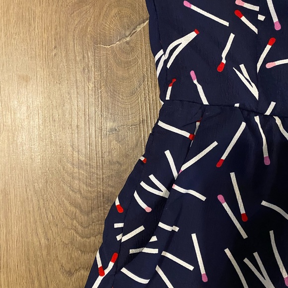 Molly Bracken Medium Navy Printed Dress - Picture 5 of 12